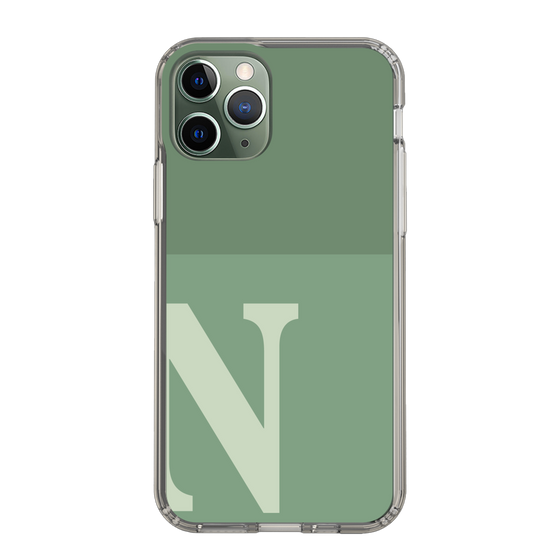 Slim Protection Case［ Original - initial two tone - N green ］