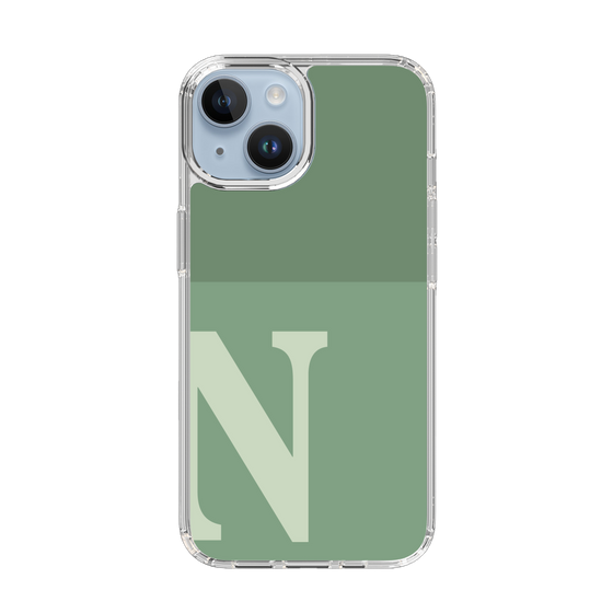 Slim Protection Case［ Original - initial two tone - N green ］