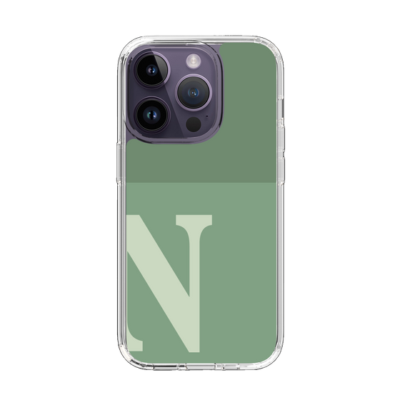 Slim Protection Case［ Original - initial two tone - N green ］
