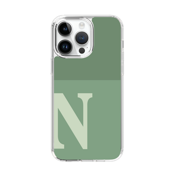 Slim Protection Case［ Original - initial two tone - N green ］