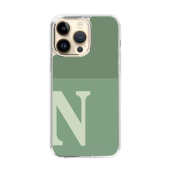 Slim Protection Case［ Original - initial two tone - N green ］