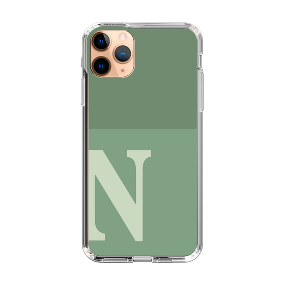 Slim Protection Case［ Original - initial two tone - N green ］