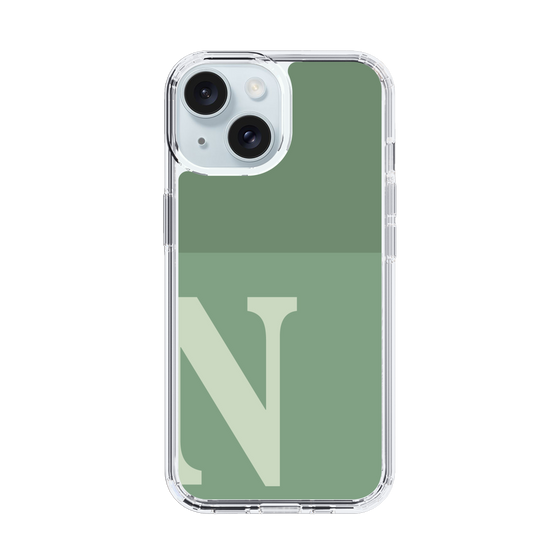 Slim Protection Case［ Original - initial two tone - N green ］