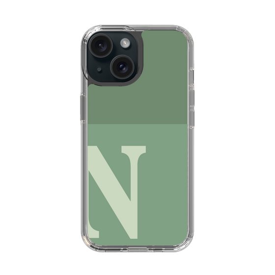 Slim Protection Case［ Original - initial two tone - N green ］