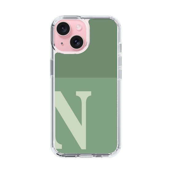 Slim Protection Case［ Original - initial two tone - N green ］