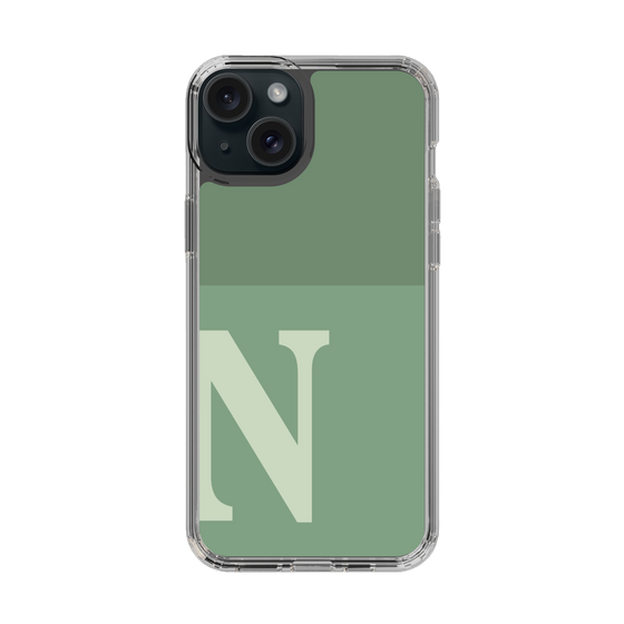 Slim Protection Case［ Original - initial two tone - N green ］