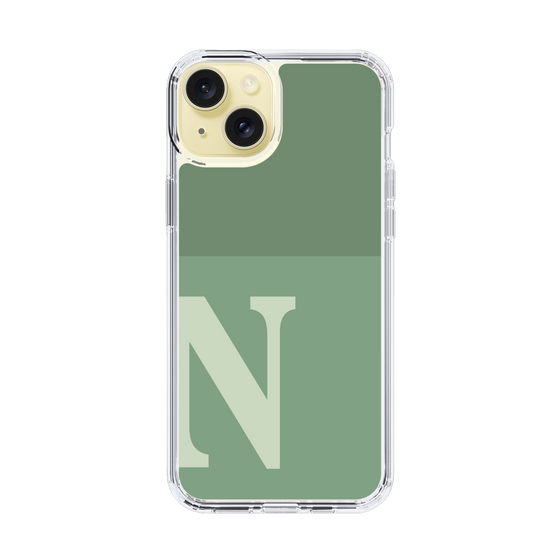 Slim Protection Case［ Original - initial two tone - N green ］