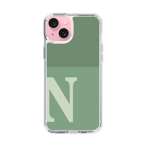 Slim Protection Case［ Original - initial two tone - N green ］