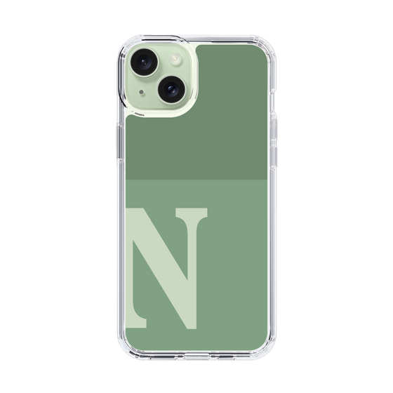 Slim Protection Case［ Original - initial two tone - N green ］