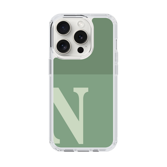 Slim Protection Case［ Original - initial two tone - N green ］