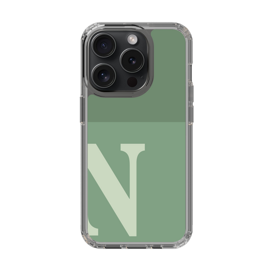 Slim Protection Case［ Original - initial two tone - N green ］