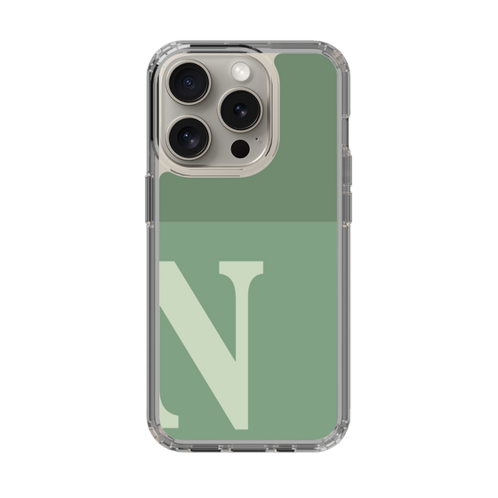 Slim Protection Case［ Original - initial two tone - N green ］