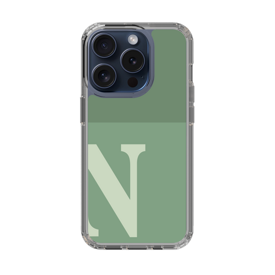 Slim Protection Case［ Original - initial two tone - N green ］
