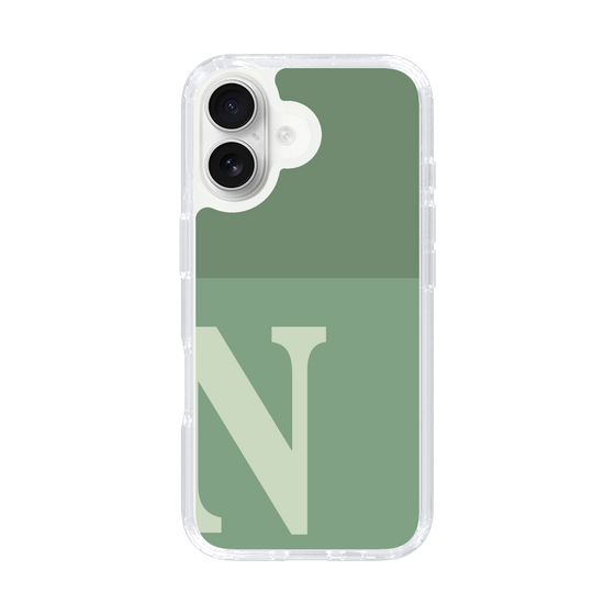 Slim Protection Case［ オリジナル - initial two tone - N green ］