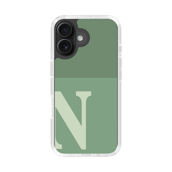 Slim Protection Case［ オリジナル - initial two tone - N green ］