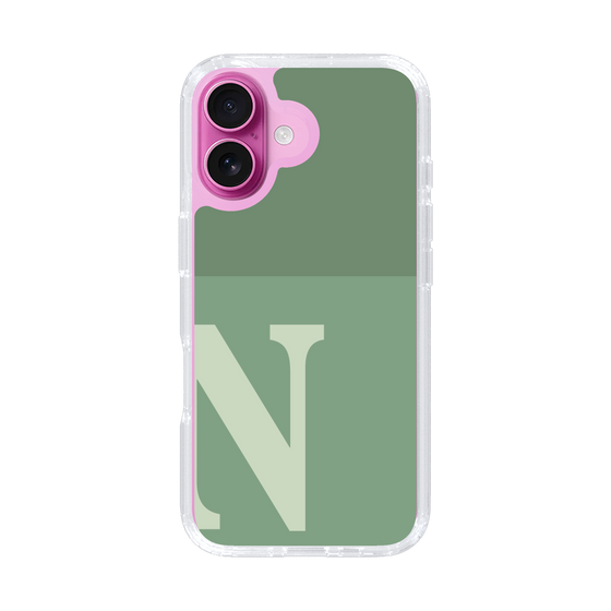 Slim Protection Case［ オリジナル - initial two tone - N green ］