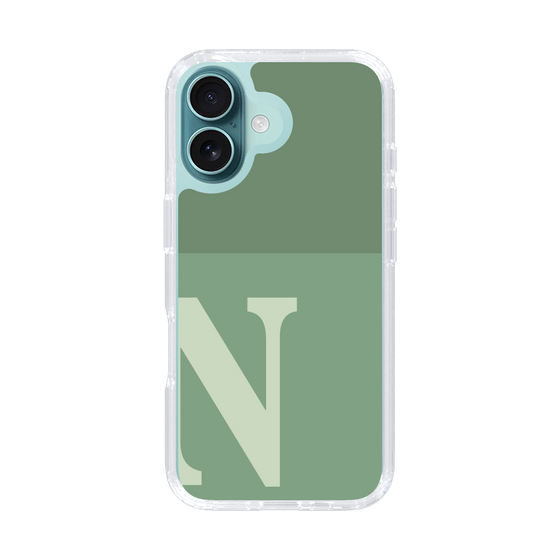 Slim Protection Case［ オリジナル - initial two tone - N green ］