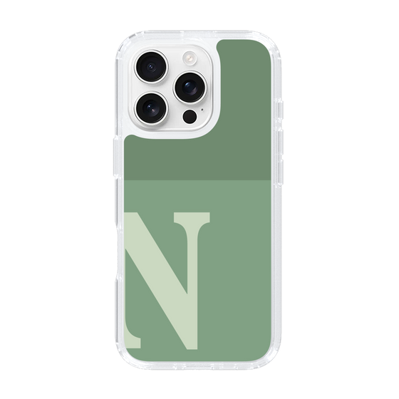 Slim Protection Case［ オリジナル - initial two tone - N green ］