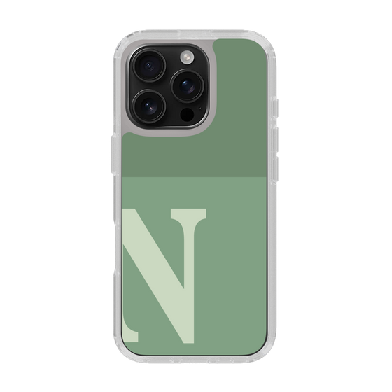 Slim Protection Case［ オリジナル - initial two tone - N green ］