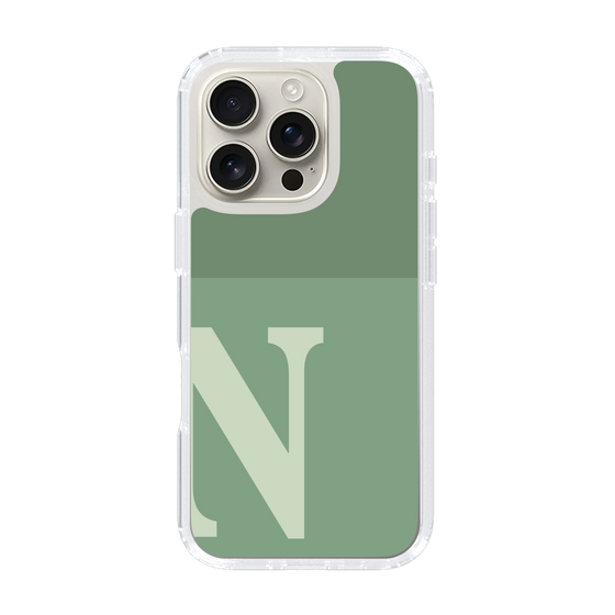 Slim Protection Case［ オリジナル - initial two tone - N green ］