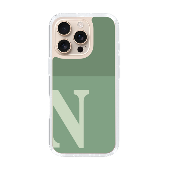 Slim Protection Case［ オリジナル - initial two tone - N green ］