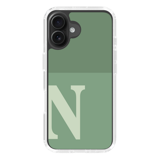 Slim Protection Case［ オリジナル - initial two tone - N green ］