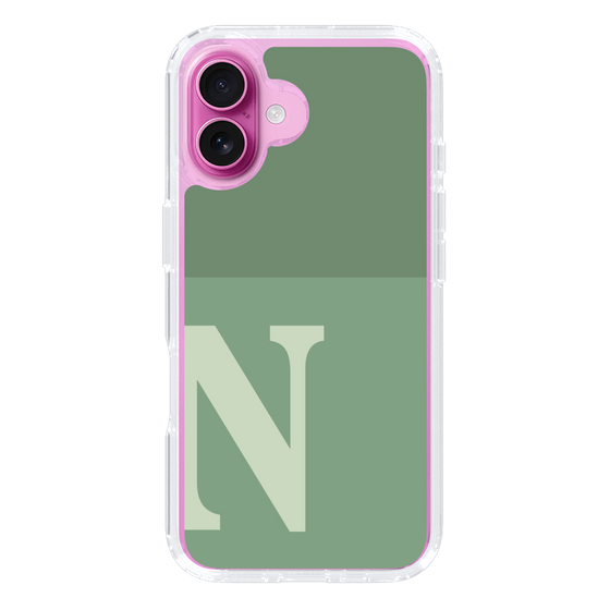 Slim Protection Case［ オリジナル - initial two tone - N green ］