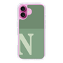 Slim Protection Case［ オリジナル - initial two tone - N green ］