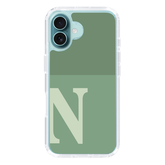 Slim Protection Case［ オリジナル - initial two tone - N green ］