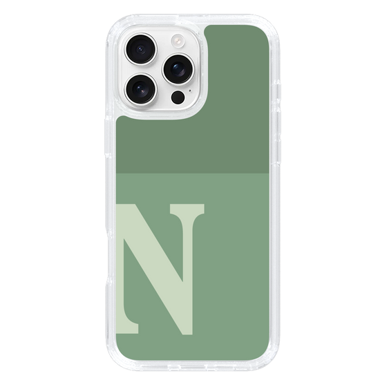 Slim Protection Case［ オリジナル - initial two tone - N green ］