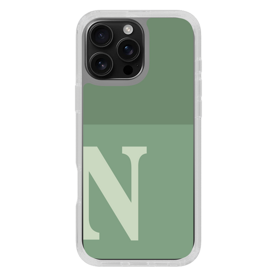 Slim Protection Case［ オリジナル - initial two tone - N green ］
