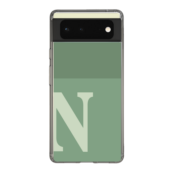 Slim Protection Case［ Original - initial two tone - N green ］