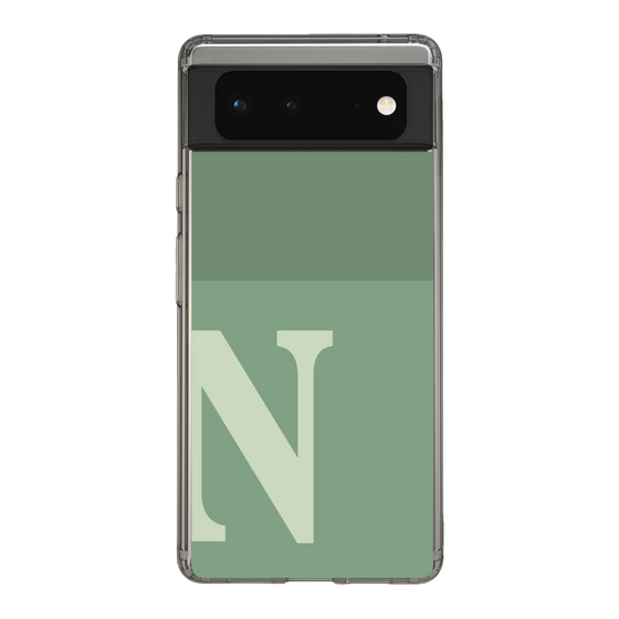 Slim Protection Case［ Original - initial two tone - N green ］