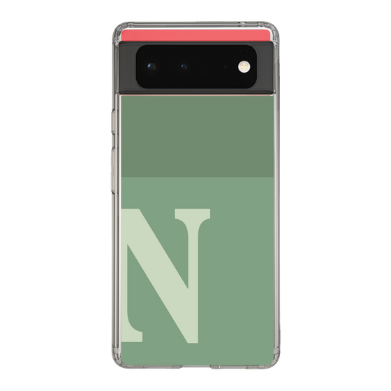 Slim Protection Case［ Original - initial two tone - N green ］