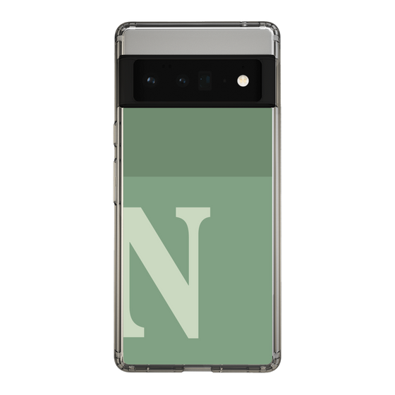 Slim Protection Case［ Original - initial two tone - N green ］