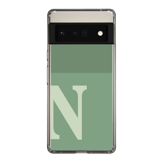 Slim Protection Case［ Original - initial two tone - N green ］