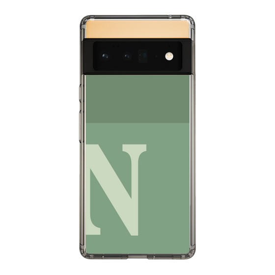 Slim Protection Case［ Original - initial two tone - N green ］