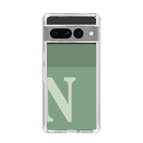 Slim Protection Case［ Original - initial two tone - N green ］