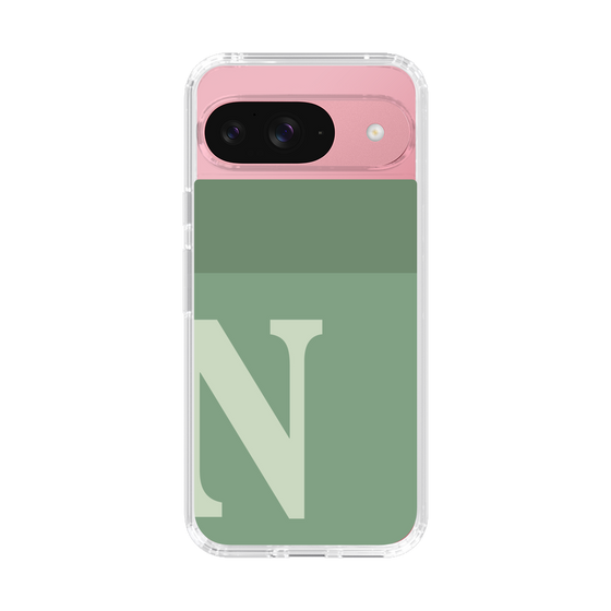 Slim Protection Case［ Original - initial two tone - N green ］