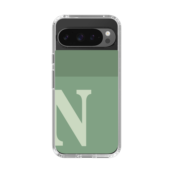 Slim Protection Case［ Original - initial two tone - N green ］