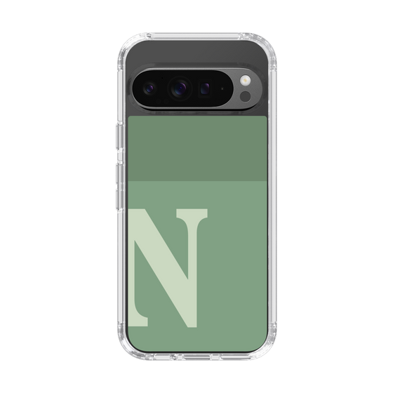 Slim Protection Case［ Original - initial two tone - N green ］