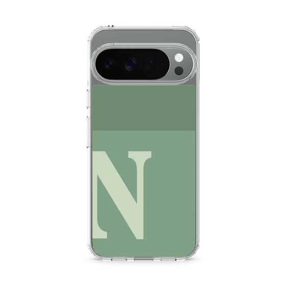 Slim Protection Case［ Original - initial two tone - N green ］