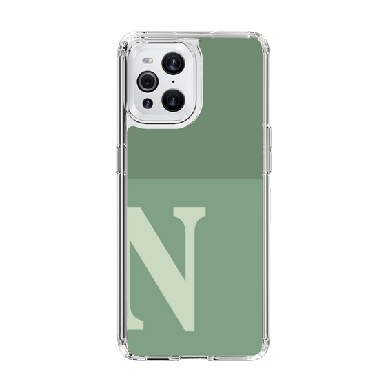 Slim Protection Case［ Original - initial two tone - N green ］