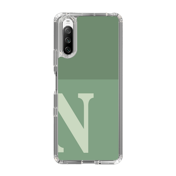 Slim Protection Case［ Original - initial two tone - N green ］