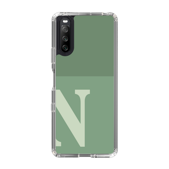Slim Protection Case［ Original - initial two tone - N green ］