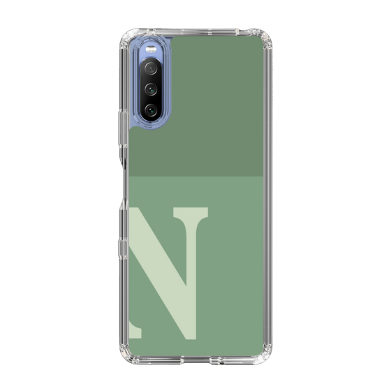 Slim Protection Case［ Original - initial two tone - N green ］