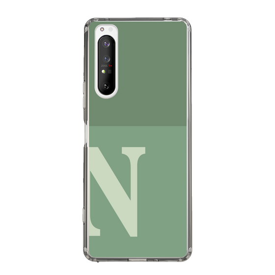 Slim Protection Case［ Original - initial two tone - N green ］