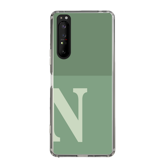 Slim Protection Case［ Original - initial two tone - N green ］
