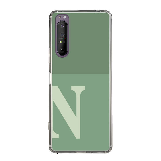 Slim Protection Case［ Original - initial two tone - N green ］