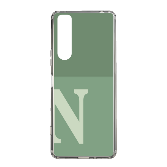 Slim Protection Case［ Original - initial two tone - N green ］